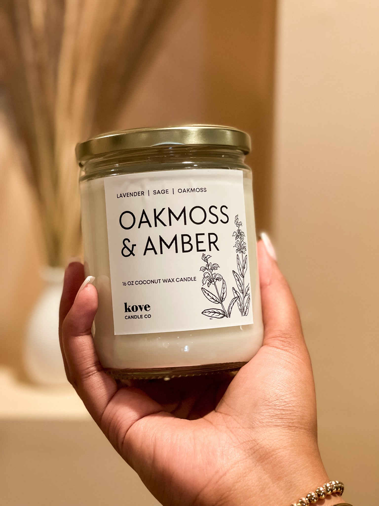 Oakmoss & Amber Candle